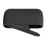 Elegant Leather Texture Cigarette Holder - 10 Capacity Black ABS Design 16