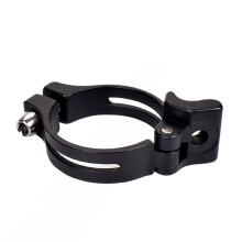 Bicycles Front Derailleurs Clamp Rings Rustproof Aluminum Adapter Clip 34.9mm for Smooth Shifting Black Bike Clamp