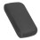 Elegant Leather Texture Cigarette Holder - 10 Capacity Black ABS Design 14