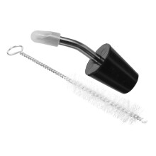 Portable Stainless Steel Kettle Extension Spout For Camping Teapots Lightweight Pourer Accessory Includes Cleaning Brush