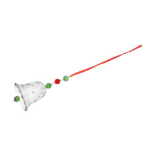 Hängende Glasklangwindspiel mit geometrischer, polierter Oberfläche für Weihnachtsdekoration