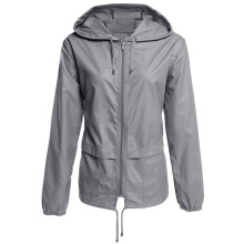 Lightweight Breathable Rain Jacket For Women, Hooded Rain Coat With Outdoor Active Windbreaker Technology And Sun Protection, Waterproof Raincoat With