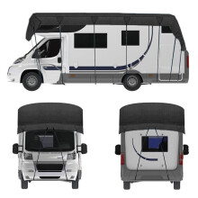 RV Caravan Roof Cover Waterproof 210D Oxford UV Resistant Breathable Dustproof Universal L