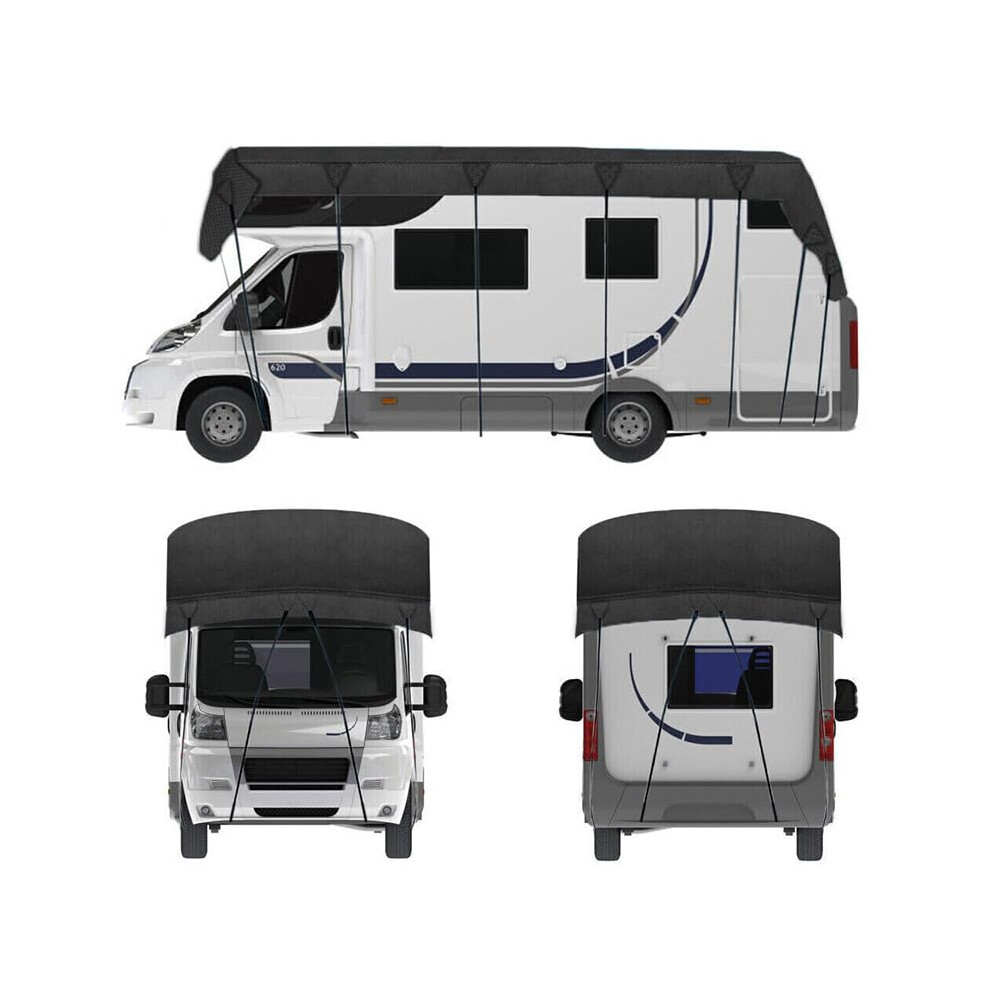 Rv Caravan Roof Cover Waterproof 210D Oxford Uv Resistant Breathable Dustproof Universal L 9347817016284