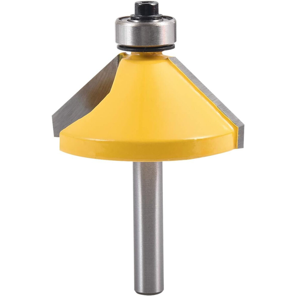 45 Chamfer Router Bit, Professional-Grade, 12.7Mm Shank, C3 Grit Carbide Tip, For Accurate Cutting On Portable Cnc Routers 9405630499995