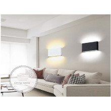 Moderne wandlamp van corrosiebestendige aluminiumlegering, multifunctioneel, geschikt voor binnen en buiten, met een lichtbundel die zorgt voor extra