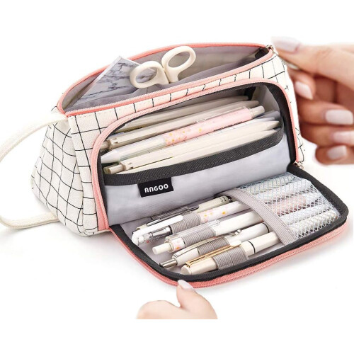 Spacious Canvas Pouch With Smooth Durable Zipper, Ideal As A Gift For Various Occasions (Patterned Appearance)