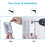 Heavy-duty Retractable Clothesline, Durable Abs Case, Wall-mounted Adjustable Stainless Steel Rope, Rustproof, Space-saving Design, Multi-application 8
