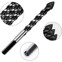 Professional Widely Use Masonry Drill Bit Set, Industrial Strength Carbide Tip Concrete Drill Bit for Hard Materials, Non-slip Triangle Shank, U-type