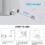 Heavy-duty Retractable Clothesline, Durable Abs Case, Wall-mounted Adjustable Stainless Steel Rope, Rustproof, Space-saving Design, Multi-application 5