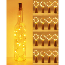 Waterproof Rechargeable Usb Led Cork Bottle Lights, Low Energy Usage Ensuring Long-lasting Glow, Flexible Design For Unique Decor, Multi-purpose