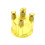 Plastic Distributor Cap Replacement for Bug Bus Ghia Yellow AC905504 3