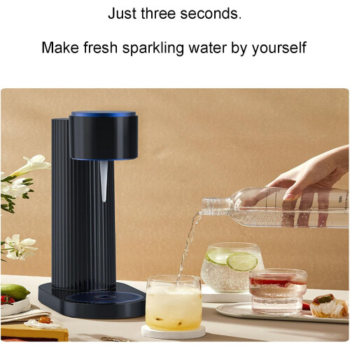 Sparkling Water Maker with 3Second Quick Carbonation and Adjustable Bubble Strength for Parties 2