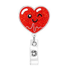 Realistic Organ Pattern Acrylic Retractable Badge Holder-Love