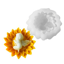 Sturdy Silicone Figurine Angelic Mould Craft Supplies for Home