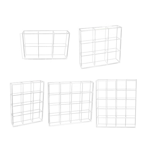 Ausweis-Organizer-Etui, transparente Acryl-Displaybox-9 Quadrate 1