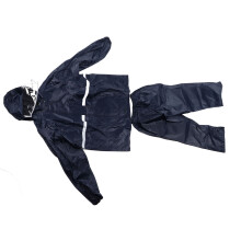 wasserfeste Regenmantel-Set in Navyblau, Größe L, für Damen und Herren