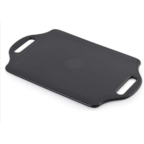 Rectangle Large Handheld Mirror with Double Handle, Protected by Outer Foam Casing for Drop-Proof Security, High-Definition Mirror Ensures True Reflec 1