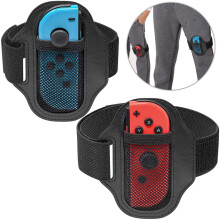 Liberte seu potencial nos jogos! Tiras de velcro resistentes para as pernas, material leve e respirável, ideais para todos os jogos de aventura do