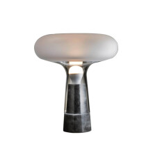 Faucet Desk Lamp Postmodern Glass Marble Base, Light Luxury Table Lamp For Bedroom, Bedside, Living Room