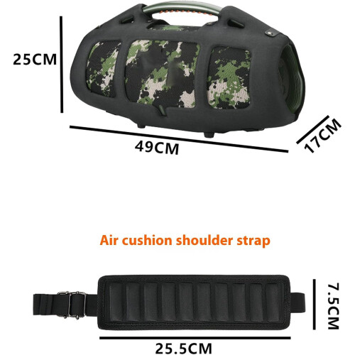 Storage Case for Boom Box 3 With Shoulder Strap Bluetooth Compatible Speaker Accessories 2