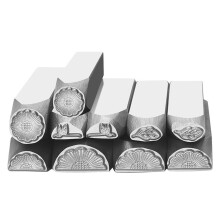 Schmuck-Stempel-Set aus Stahl, 10 herzförmige-Anzug