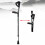 Adjustable Forearm Crutches for Adults, Foldable Ergonomic Walking Aid with NonSlip Base, Black 1