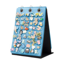 Schmuck-Ausweishalter-Rack, robuster drehbarer-Himmelblau