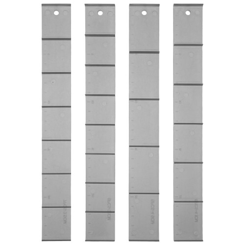 1Set Black PP Cake Roll Thickness Ruler for Baking Uniform Cake Slices