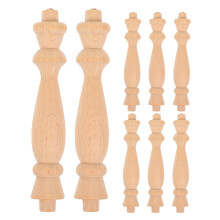 8 Stuks Onafgewerkte Knoppen 4,52" Voor Bed Frame En Diy