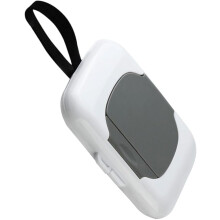 Travel Wipe Holder 1 Pc, Reusable Wet Wipe Container, Stroller Hanging Dispenser, Refillable Case, Safe Wet Storage