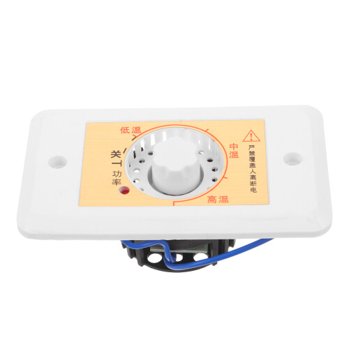 Duurzame Ventilator Temperatuurschakelaar Kunststof Wit