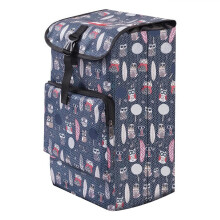 Shopping Trolley Replacement Bag For Handtruck And Shopping Cart Owl Pattern Luggage Bag For Home And Grocery Carts