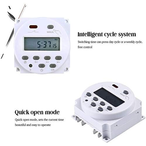 Anti-Interference Ability Programmable Timer, Digital Microcomputer Control Power Timer Switch with Auto Lock Feature 2