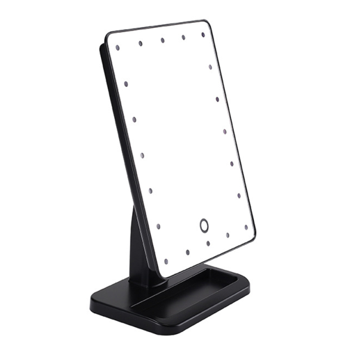Dimmable LED Lights, Perfect Size for Dressing Desk with Smart Touch Control for Custom Lighting, Oversized Mirror for Wide-Angle Viewing, Adjustable