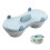 Microwave Cookware Egg Poacher Fried Egg Maker Microwave Steamer Blue Kitchen Gadget 1