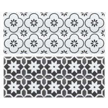 Peel And Stick Decor Tile - Easy Installation Water Resistant Self Adhesive Matte Texture Floor Wall Covering For Kitchen Bathroom Vivid Appearance Ex