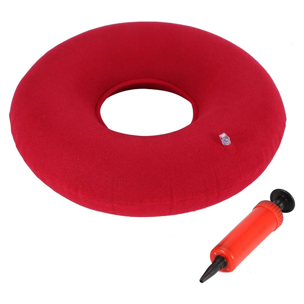EaseMaster Inflatable Donut Pillow, Tailbone Pain Relief, Portable Anti-Bedsore Air Cushion For Hemorrhoids, Sciatica, With Built-In Inflation Mouth