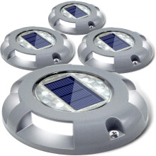 Oświetlenie zewnętrzne ze stopu aluminium zasilane energią słoneczną, energooszczędne lampy na ścieżkę na pomoście i na podjeździe z