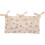 Hanging Diaper Caddy, 2Pocket Crib Organizer With Straps, Flower Pattern Nursery Bedside Storage Ref: 8286 2