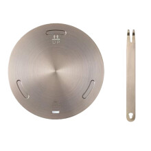 Induction Cooktop Converter Plate Stainless Steel Heat Diffuser 16cm for Even Heat Control