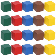 100St Speelstukjes 1X1Cm Meerkleurige Pionnen Voor