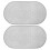 2Pcs Grey Baby Changing Pads Waterproof Foldable Cotton Reusable 1