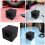 Cassa Auto Legno Nero Box Subwoofer Compatto 7