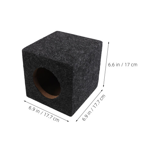 Cassa Auto Legno Nero Box Subwoofer Compatto 1