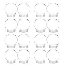 20St Kleine Transparante Glazen Party Decoraties Voor Winter Knutsel