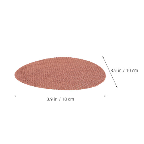 6St Lampenschirm Diffusor 3,93" Gewebe Rund Für Deckenleuchten 2