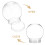 20Pièces Globes De Neige DIY Transparente Décoration 9