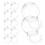 20Pièces Globes De Neige DIY Transparente Décoration 10