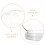 20Pièces Globes De Neige DIY Transparente Décoration 8